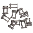 thumbnail image 4 of OULII 10 Pcs Connecteur de Chaîne en Acier Durable Gris Foncé Double Rangées Raccord de Chaîne à Dégagement Rapide, 4 of 5