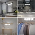 thumbnail image 3 of Lumières de Meuble-Lavabo LED pour Miroir de Salle de Bain - 24W Dimmables avec Luminosité Réglable / Moderne Élégant / Contrôle Économe en Énergie / Installation Facile, 3 of 5
