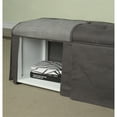 thumbnail image 4 of Furniture of America Hampton Transitional Solid Wood Storage Bench in Gray, 4 of 8