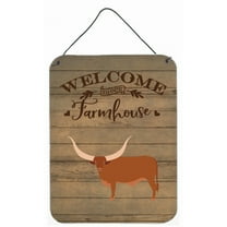 Ankole-Watusu Cow Welcome Wall or Door Hanging Prints