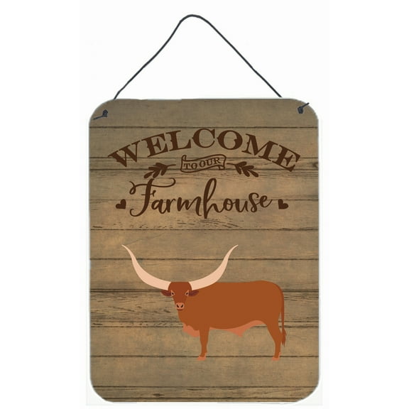 Ankole-Watusu Cow Welcome Wall or Door Hanging Prints