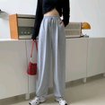 thumbnail image 6 of Yokua Women Drawstring High Waist Sweatpants Hiphop Sports Cinched Bottom Jogger Pants, 6 of 19