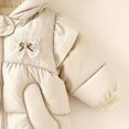 thumbnail image 5 of 12-18 Months Toddler Baby Boys Girls Winter Snowsuits Hooded Romper Jumpsuit Onsie Outfits for Girls Boys Little Kids Winter Clothes, 5 of 7