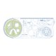 thumbnail image 1 of Regla geométrica multifuncional, herramienta de plantilla de dibujo geométrico, suministros de oficina escolares de plástico para estudiantes, 1 of 5