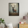 thumbnail image 4 of Paint By Numbers Kit for Adults Beginner - DIY Majestic Stag In Misty Forest Canvas Painting Kits for Adults, Frameless Paint By Number for Adults for Home Wall Decor 16x20 Inch, 4 of 7