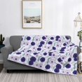 thumbnail image 2 of Fuzoiu Daisies Flowers Print Flannel Blanket,Throw Blanket,Flannel Home Decor,Fleece Bed Blankets,Cozy Soft Blanket for Bed, Sofa, Camping, and Travel-80"x60", 2 of 6