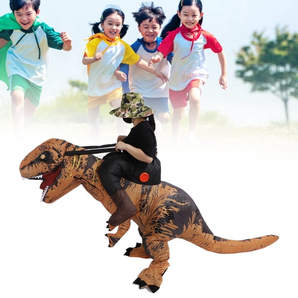 Disfraz de Dinosaurio, Disfraz de Dinosaurio Inflable Cómodo Con Potente Soplador para la Fiesta de Cosplay