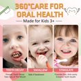 thumbnail image 3 of Pasta de dientes en espuma Mcukv Kids con sabor a fruta, 60 ml (paquete de 4), 3 of 9