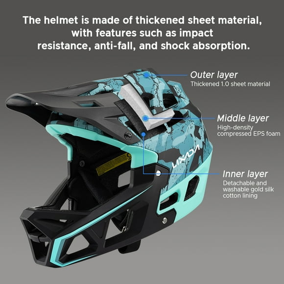 Lixada Safety headgear,Mountain Bike Helmet By Bike Helmet Downhill Mountain Mtb Helmet By Safety Mtb Mountain Helmet Downhill Mtb Helmet - Helmet Downhill Safety Downhill Safety Mountain By - Bike