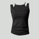 thumbnail image 5 of mfyjkho Tops Para Salir Para Mujer, Camiseta Informal Sin Mangas Con Bolsillo Y Cuello Redondo De Color Liso Para Mujer De Verano Tops Para Hacer Ejercicio S, 5 of 6