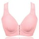 thumbnail image 2 of Sujetador inalámbrico transpirable con hebilla frontal, correa ancha, ropa interior fina para mujer niña, rosa claro, 42/95 tholdsy AP001203-16, 2 of 7