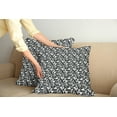 thumbnail image 2 of Ambesonne Abstract Throw Pillow Cover 2 Pack, Fractal Geometry Tiles, 20", Black and White, 2 of 5