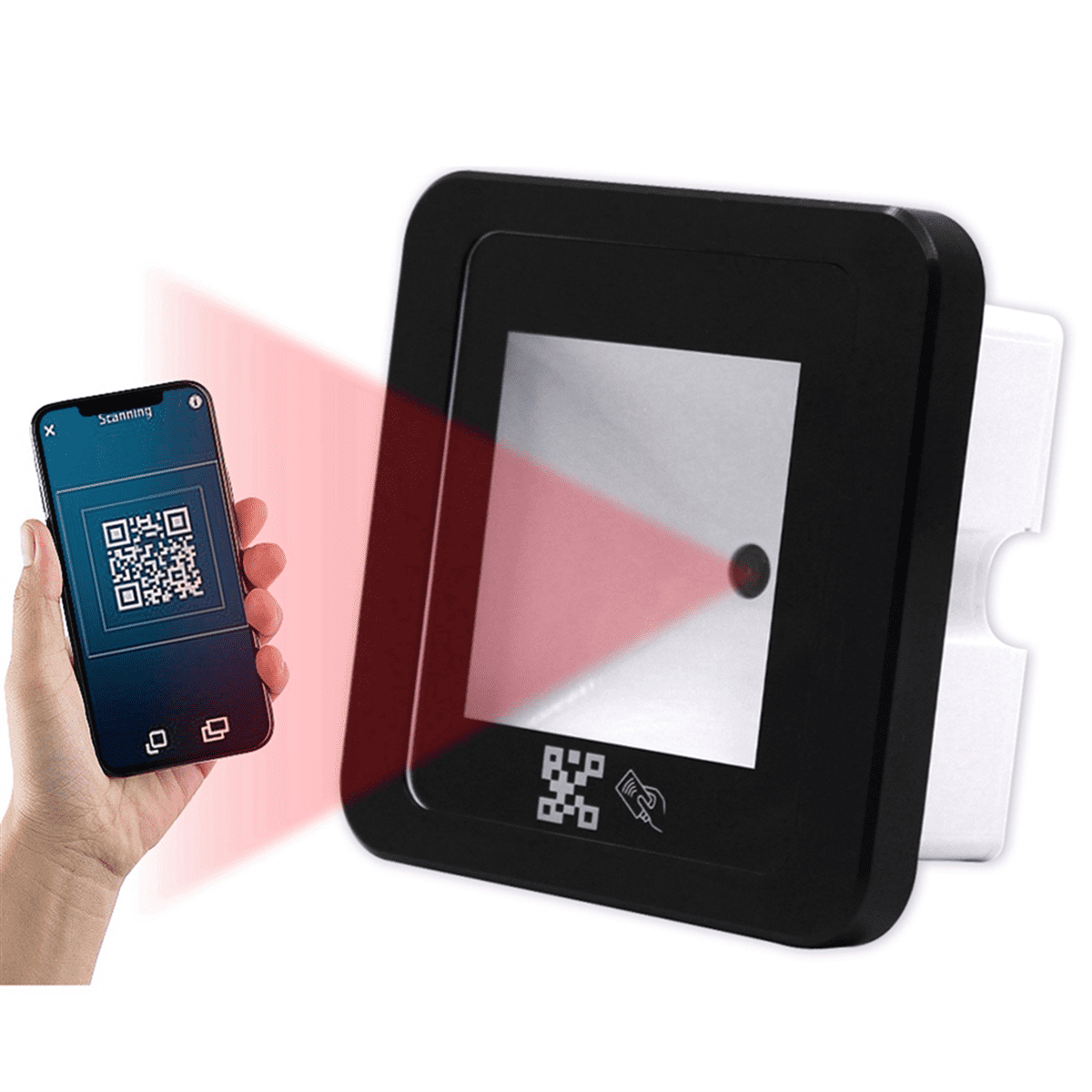 R35C 13.56Mhz Embedded Barcode Scanner Wired Scanning Module RFID Card Reader USB Connect /232/485 Interface