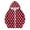 Brick Red, variant on WOYY Toddler Girls Polka Dots Zip Up Hoodie Casual Hooded Sweatshirt Jacket, Sizes 4-5T