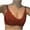 Red, variant on Kaemgyyd Women's Lace Bra Trendy Seamless Deep V Neck Plunge Bralettes Comfort Lightly Full Coverage No Underwire Bra
