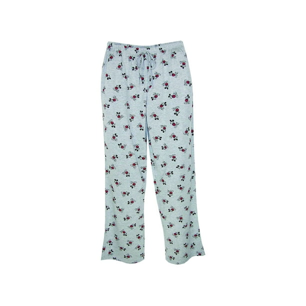 Mickey Mouse - Mickey Mouse Juniors Gray Pajama Pants - Walmart.com ...