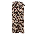 thumbnail image 3 of Qarigey Vintage con estampado de leopardo para mujer, para fiestas, bodas y bares, faldas de mujer, lápiz, faldas largas, a cuadros Prendas para la parte inferior del cuerpo rosa albaricoque,1 m, 3 of 6