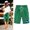 Green, variant on Shorts for Women Shorts Women Summer High Waisted Pants Plus Size Shorts Lacing Beach Workout Pocket Five Point Pants Brown L