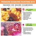 thumbnail image 4 of Pintura de diamante 5D DIY Taladro cuadrado completo Playa Estrella de mar Decoración Arte Artesanía FLhrweasw Nuevo, 4 of 9