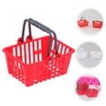 thumbnail image 4 of PTOOTP 20 Pcs Paniers Organisateurs pour Amateurs de Décoration Intérieure Mini Paniers de Courses Rouges et Blancs, 4 of 7