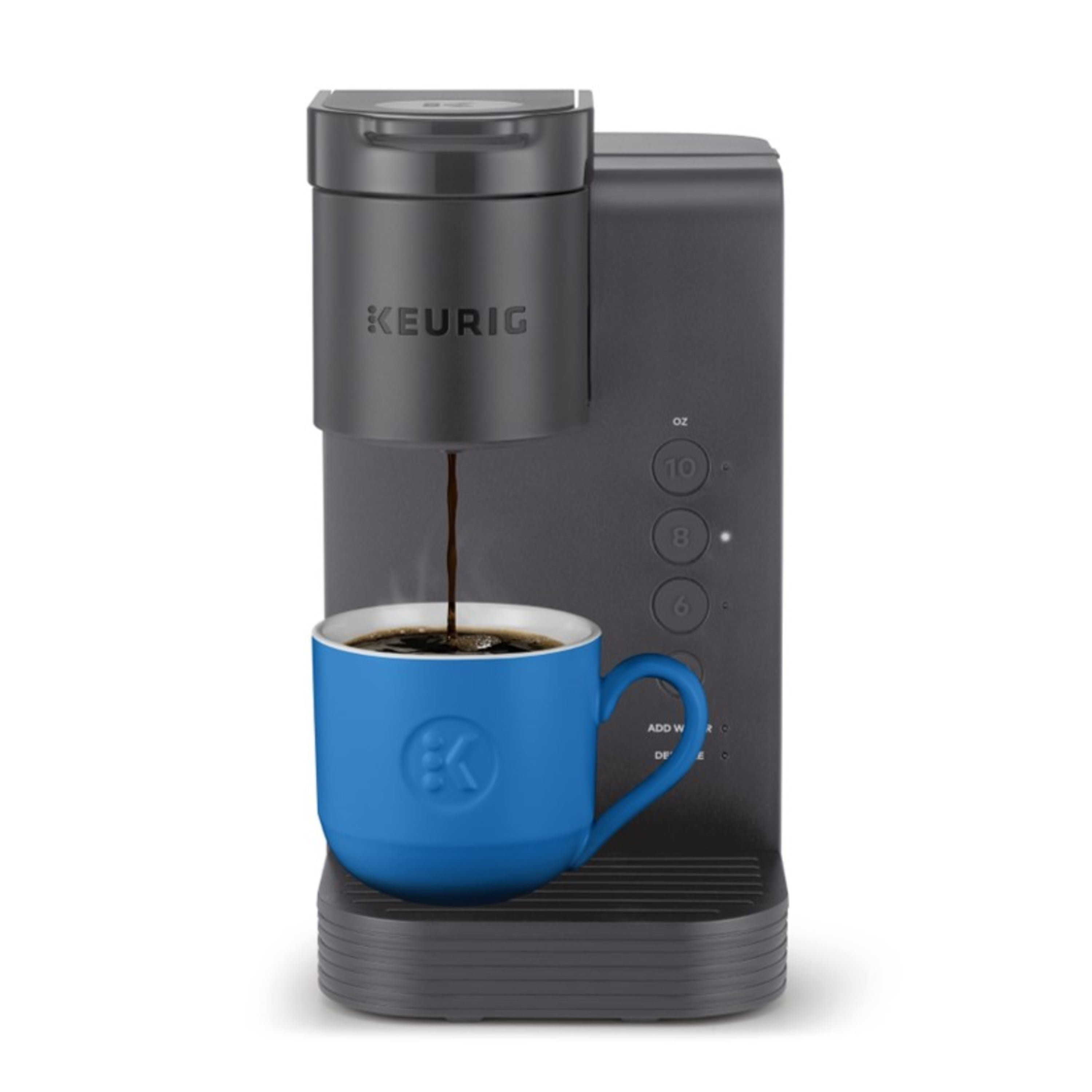 Keurig KExpress Essentials Matte Gray SingleServe KCup Pod Coffee