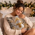 thumbnail image 7 of 2026 Christmas Indoor Home Decor 4 Pack Christmas Decorative Throw Pillow Covers Scene Visual Holiday Cushion Slipcovers Pillow Cases With Hidden Zipper For Sofa Couch Indoor, 7 of 7