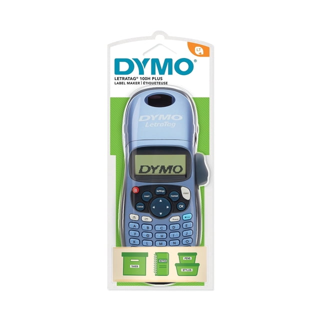 Rotuladora portátil DYMO LetraTag 100H, pantalla LCD de 13 caracteres