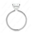 thumbnail image 3 of Cora Jewellery 2CT Hidden Halo Princess Moissanite Solitaire Engagement Ring For Women, 18K White Gold, 3 of 6