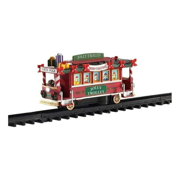 Caddington Village Jolly Trolley - Battery Operated Animated Building #04738 - 2020 Release - Collectible Village Accessory - Requires 3 AA Batteries