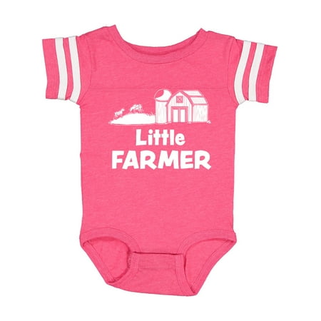 

Inktastic Little Farmer Barn Silo and Cows Gift Baby Boy or Baby Girl Bodysuit
