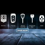 KeylessOption Universal Garage Door Remote Opener Compatible with LiftMaster, Chamberlain, Genie, Linear 375LM 375UT KLIK1U, 2 pack