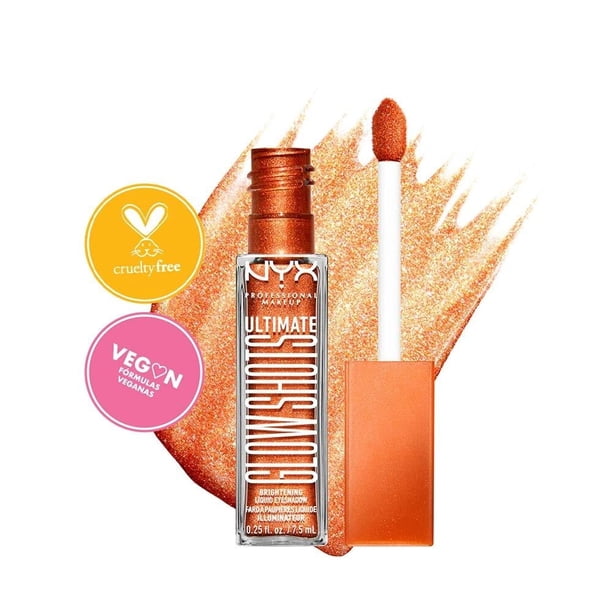 Sombra Líquida Nyx Professional Makeup Ultimate Glow Shots Wow Cacao 7.5 ml