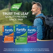 Natures Way Fortify Daily Pre+Probiotic Adult Capsules, 30 Billion Live Cultures, Unisex, 30 Count