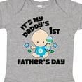 thumbnail image 4 of Inktastic Its My Daddys 1st Fathers Day with Baby and Stars Boys or Girls Baby Bodysuit, 4 of 5