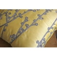 thumbnail image 4 of Decorative Pillow Covers, Yellow Decorative Pillows Cover, Willow Design Pillows Cover, 14x14 inch (35x35 cm) Cushion Covers, Square Silk Pillow Covers, Floral - Yellow Crystal Willow, 4 of 6
