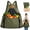 Green, variant on Gardening Apron, The Grange Carrier - 1-Second Harvest System Field & Harvest Apron Suitable Woman & Men