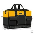 thumbnail image 4 of Heavy Duty Tool Bag 18/20/23 inches Portable Empty Tool Box Organizer Storage,Toolbox Organization, Large Carrying Toolbag, 4 of 9