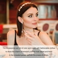 thumbnail image 3 of FUTUREORYY 1Par Pendientes Colgantes De Metal Plateado Con Creativo Y Larga, 3 of 6
