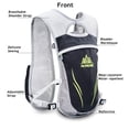 thumbnail image 2 of AONIJIE Mochila con chaleco de hidratación para correr para mujeres y hombres Mochila ligera para trail running 5.5L Gris, 2 of 5