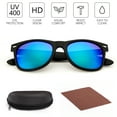 thumbnail image 4 of LotFancy Classic Horn Rimmed Sunglasses for Women Men, Retro Stylish Square Eyewear with Case, 4 of 7
