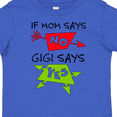 thumbnail image 4 of Inktastic If Mom Says No, Gigi Says Yes Boys or Girls Toddler T-Shirt, 4 of 5