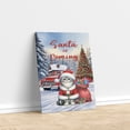 thumbnail image 3 of Santa is Coming American Shorthair Merry Christmas Xmas Noel Truck Tree Vertical Matte Canvas Poster Cat Lover Kitten Owner Gifts Wall Art Home Decor - 02023, 3 of 5