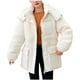 thumbnail image 2 of Parkas de manga larga para mujer, ropa de algodón, ropa de algodón con capucha para mujer, cachemir, pelo de cordero, plumón de algodón, abrigo de algodón para mujer, abrigo exterior para mujer., 2 of 4