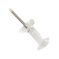 thumbnail image 4 of 200 Pcs Push Pin Thumb Tack Clear Color 3/8Inch Drawing Cork Board Office Pushpin, 4 of 8