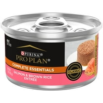 Purina Pro Plan Complete Essentials, Salmon Brown Rice, Wet Cat Food, 3 oz Cans, 24 Pack