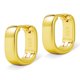 thumbnail image 1 of Pendientes Goluck de plata 925 chapados en oro de 14 quilates pequeños, 1 of 7