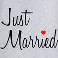 thumbnail image 3 of CafePress - Just Married (Black Script W/ Heart) Women's Night - Women's Nightshirt, 3 of 4