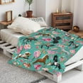 thumbnail image 6 of Horse Blanket Horse Gifts for Girls Women, Soft Horse Blanket for Girls, Cozy Lightweight Flowers Quilt Throw Bedding for Kids Adults Couch Bed Chair Horse Bedroom Decor, 50"X60", 6 of 6
