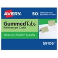 thumbnail image 2 of (2 pack) Avery Gummed Tabs, 1" x 1-3/16", Reinforced Cloth, Gray (59106), 2 of 7