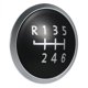 thumbnail image 1 of Gear 6 Velocidad De La Perilla Del Engranaje INSCATURA DEL EMBLEE RELAJO CUBIERTA DE PIERDA PARA VW T5 2003-2010, 1 of 7
